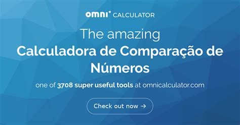 Calculadora de Comparação de Números .